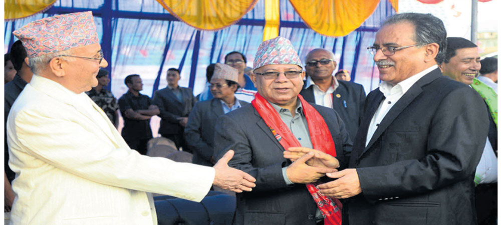 इन्चार्ज–सहइन्चार्जमा ओली–प्रचण्ड–नेपालको हिसाबकिताब