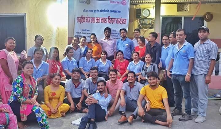 रोटरी क्लव अफ दमकले फरक रुपमा यसरी मनायो तीज