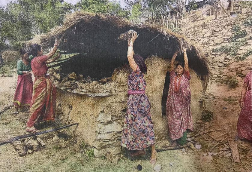 छाउगोठ भत्काउने अभियान फेरि शुरु