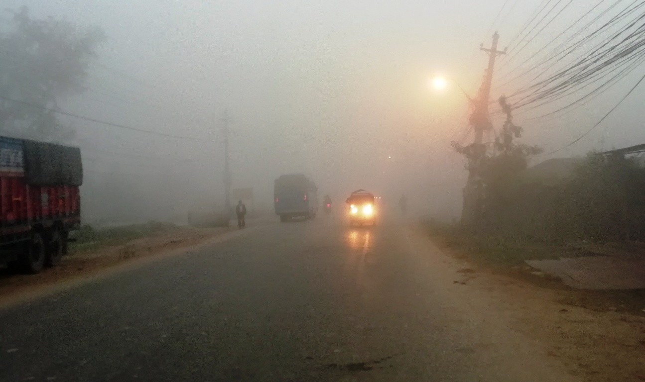 आज पश्चिमी वायुको प्रभावले तराईमा बाक्लो हुस्सु