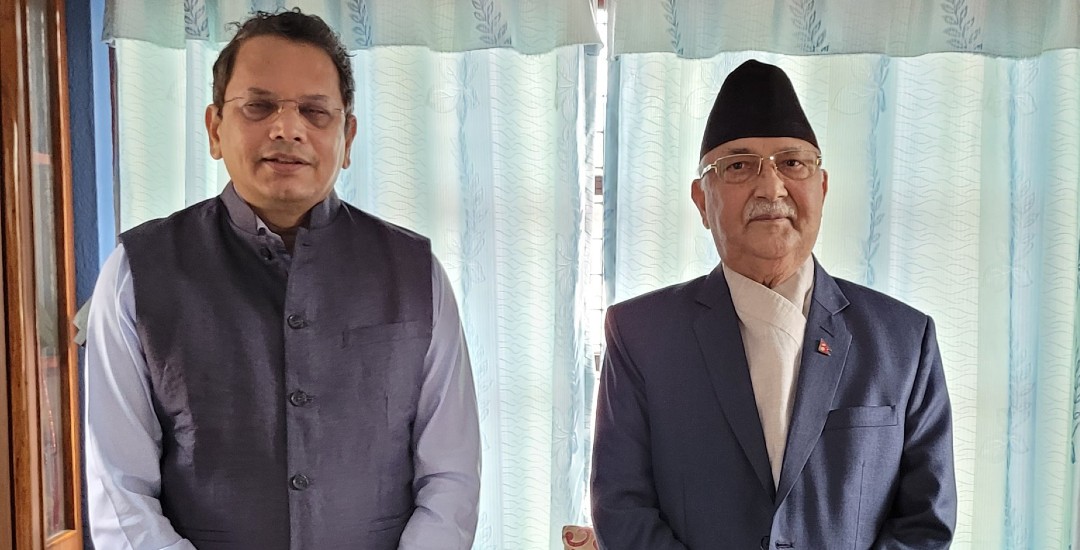 बालकोटमा ओली र भाजपाका विदेश विभाग प्रमुख चौथाइवालेबीच भेटवार्ता
