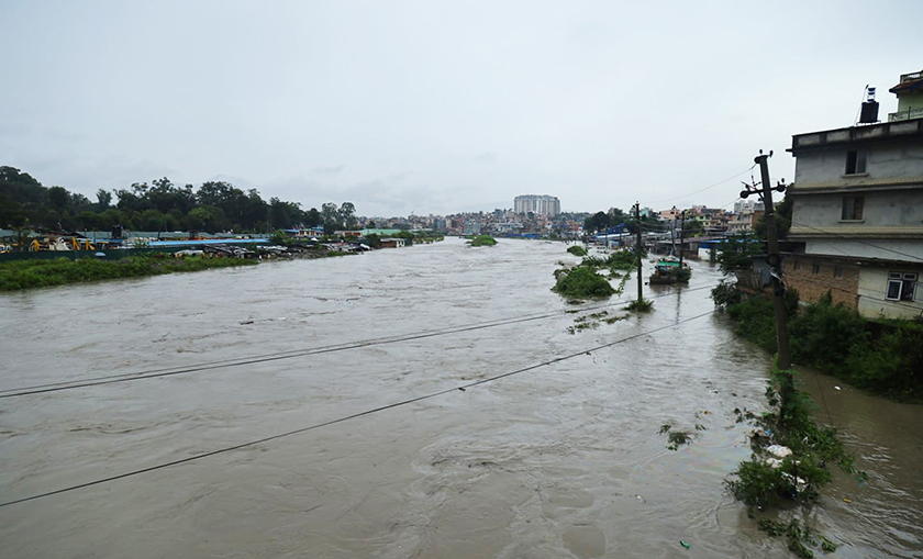 काठमाडौं बल्खु र बालाजुको तरकारी बजार डुब्दा करोडौंको क्षति