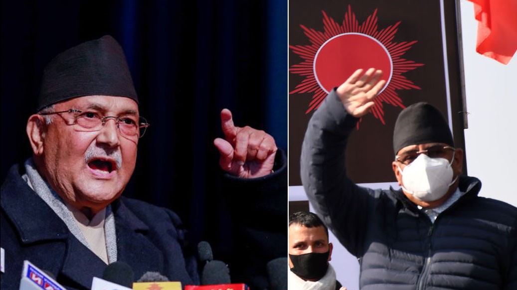 कमल थापाको कार्यक्रममा ओलीमाथि प्रचण्डको हमला !