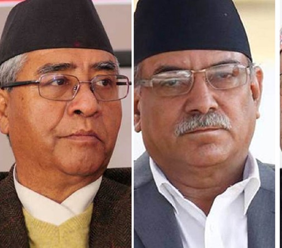 प्रचण्डले देउवालाई टेलिफोनबाटै दिए बधाई